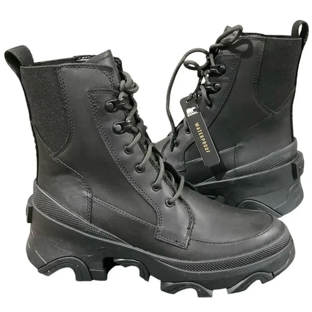 Sorel Women’s Lace-Up Boots Black Size 6.5 NIB
